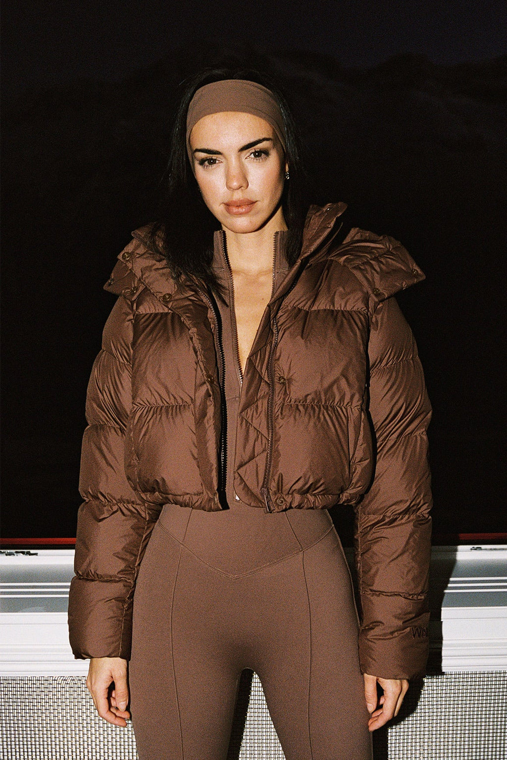 WISKII Cropped Convert Down Jacket