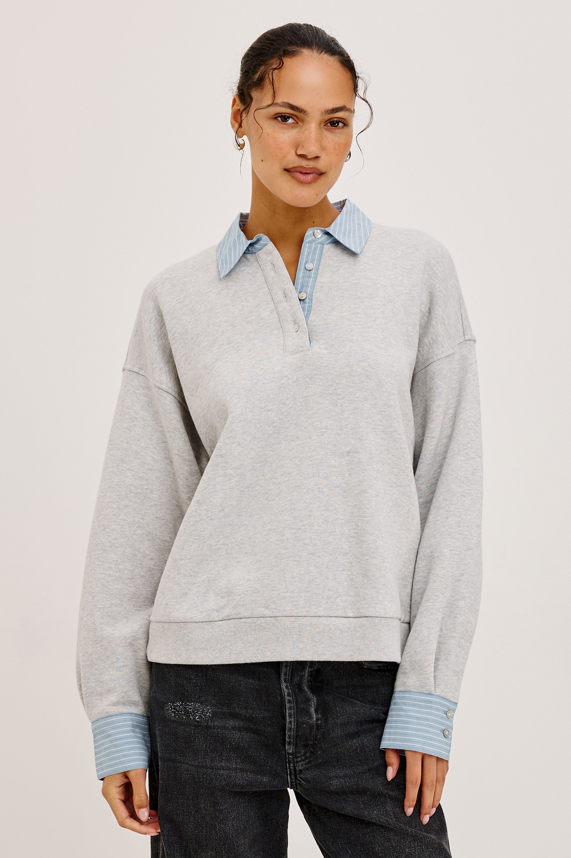 Zavier Sweatshirt - Heather Grey
