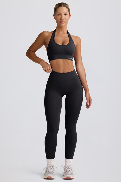 Define Luxe High-Waist Leggings in Black