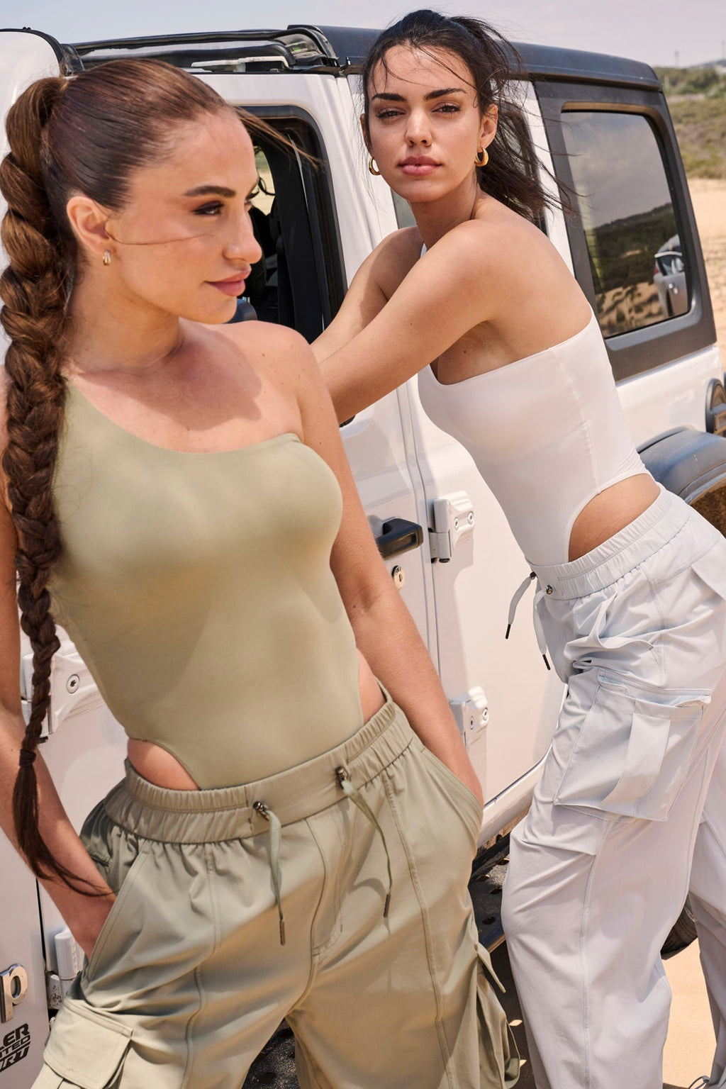 One-Shoulder Sleeveless Bodysuit