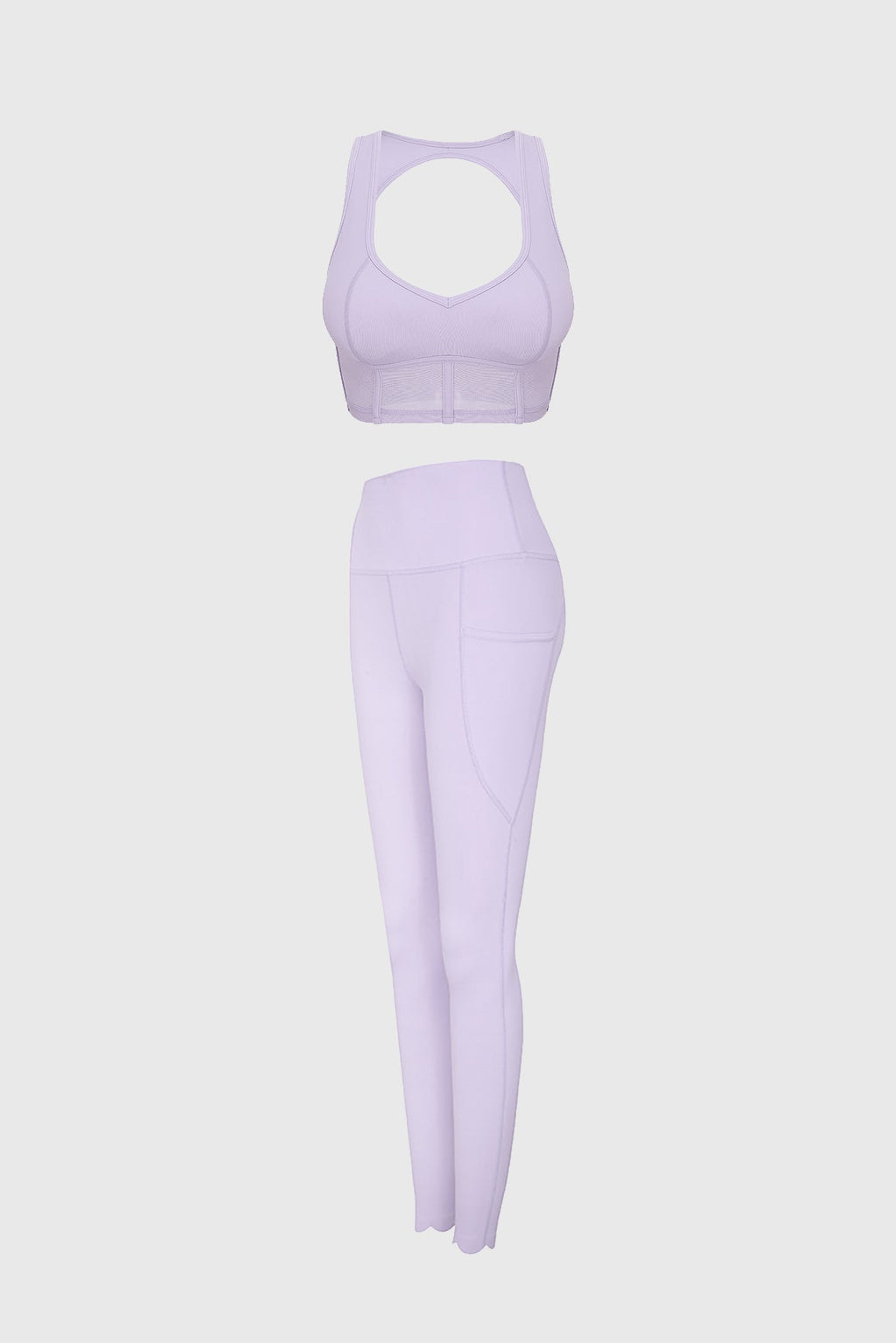 WISKII Mesh Corset Bra & 7/8 High-Waist Médano Legging