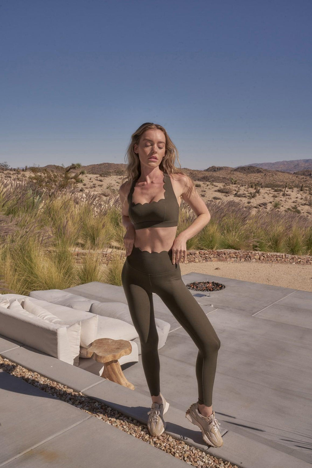 Cross Back Sports Bra & 7/8 High-Waist Energy Legging
