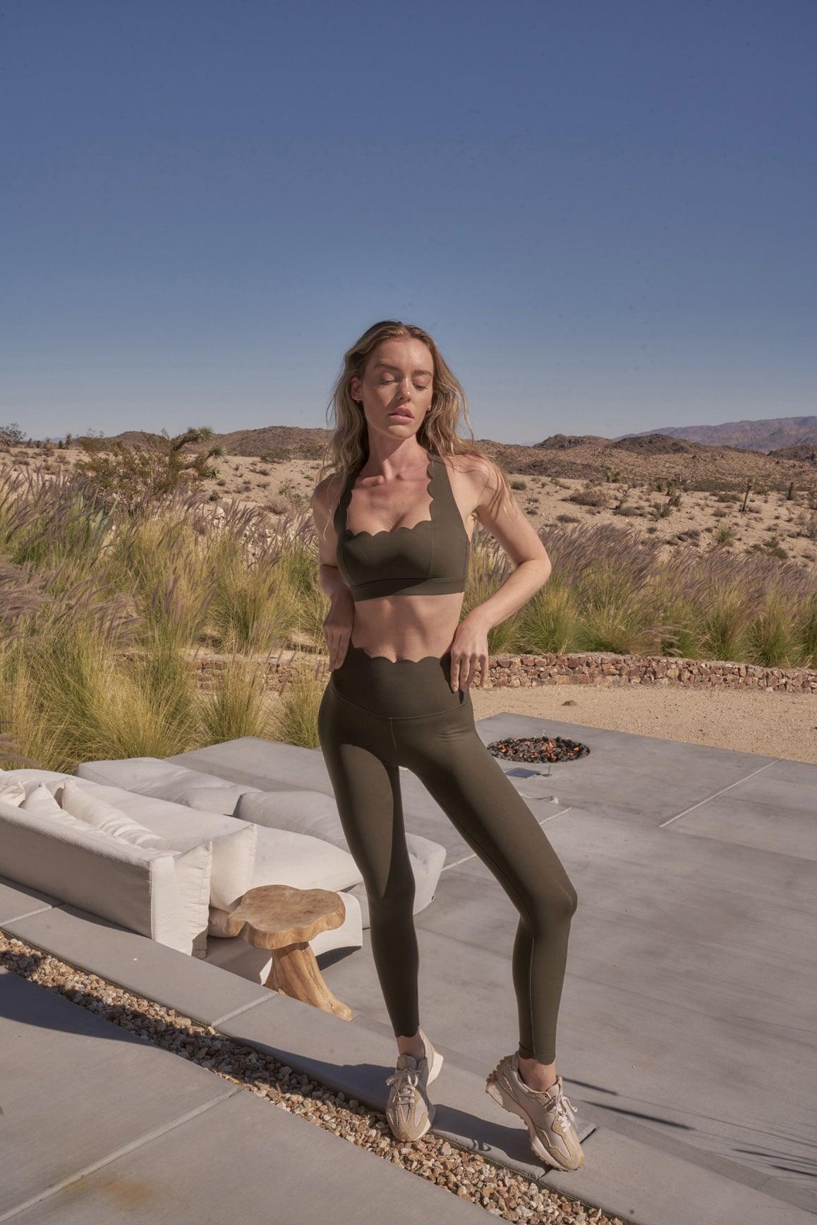 Cross Back Sports Bra & 7/8 High-Waist Energy Legging