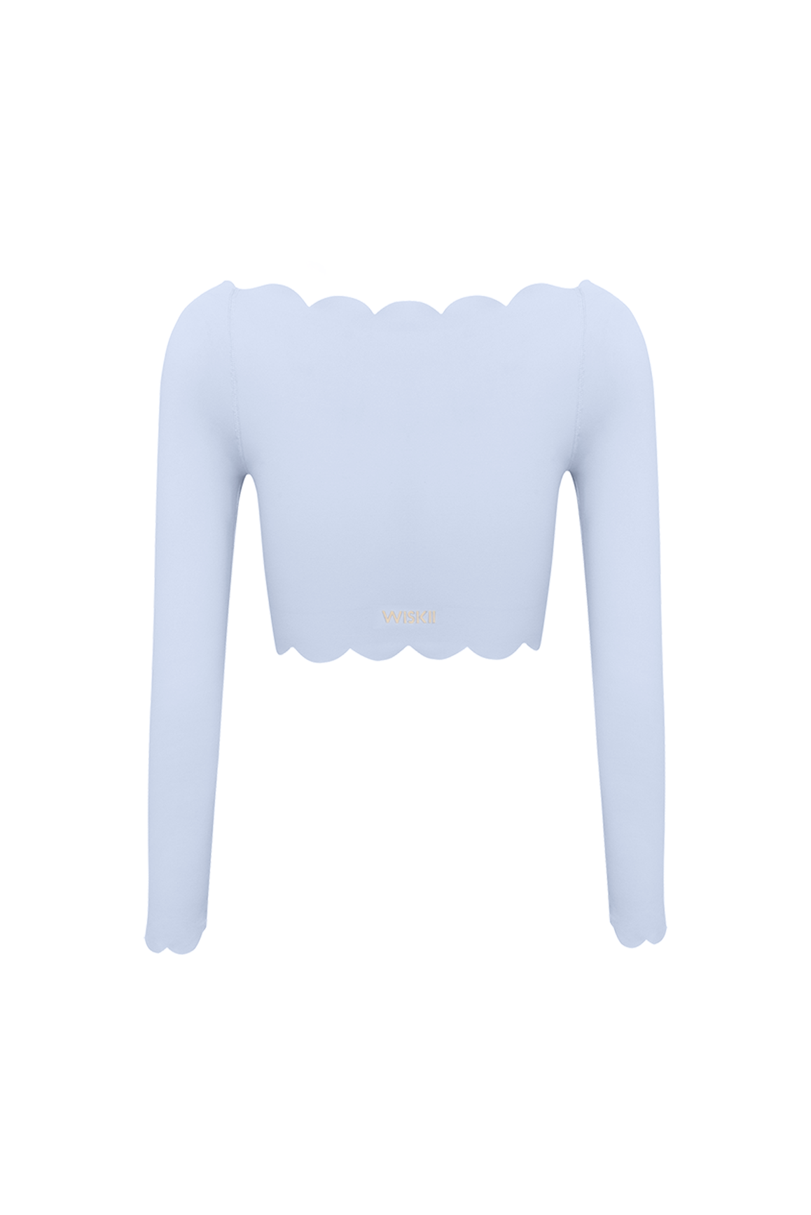 Off Shoulder Long Sleeve Crop Top