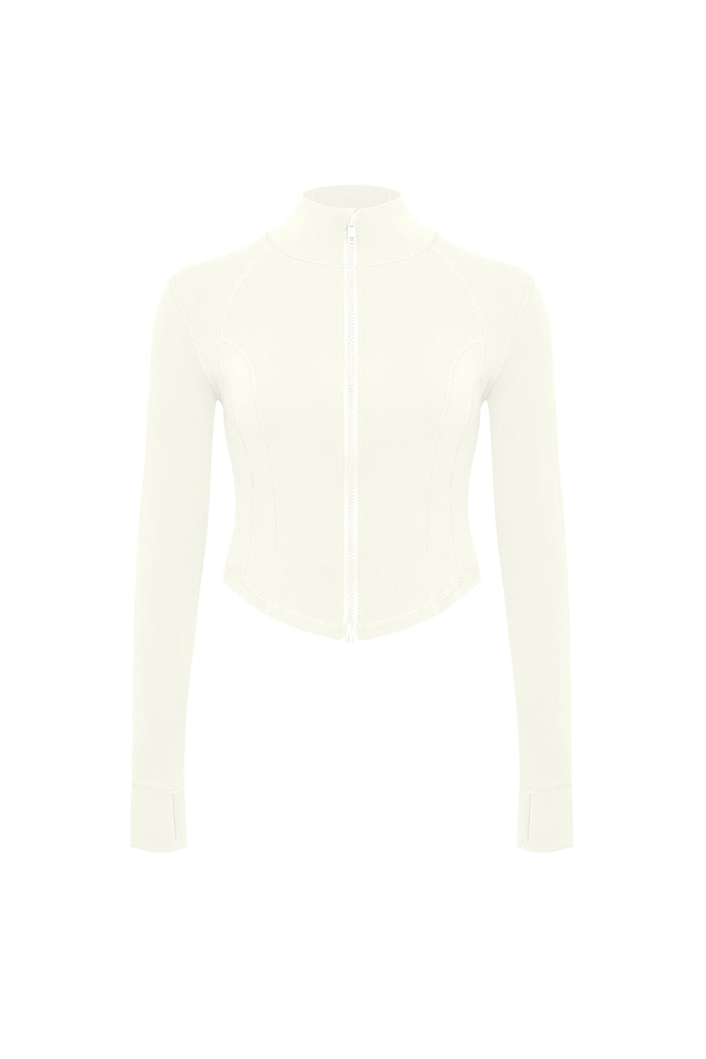 Hourglass Cropped Full Zip Jacket