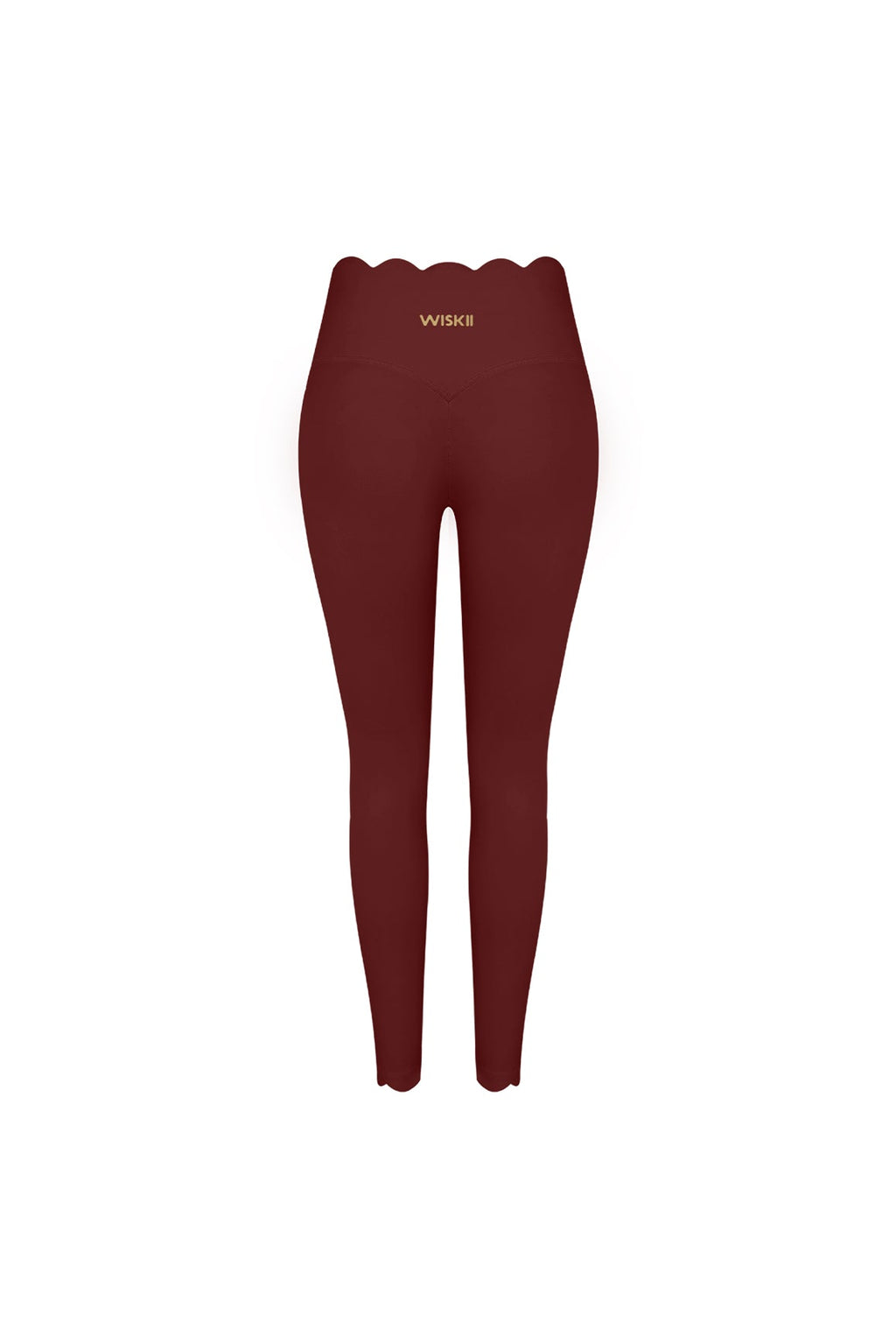 High-Waist Scallop Scrunch Legging