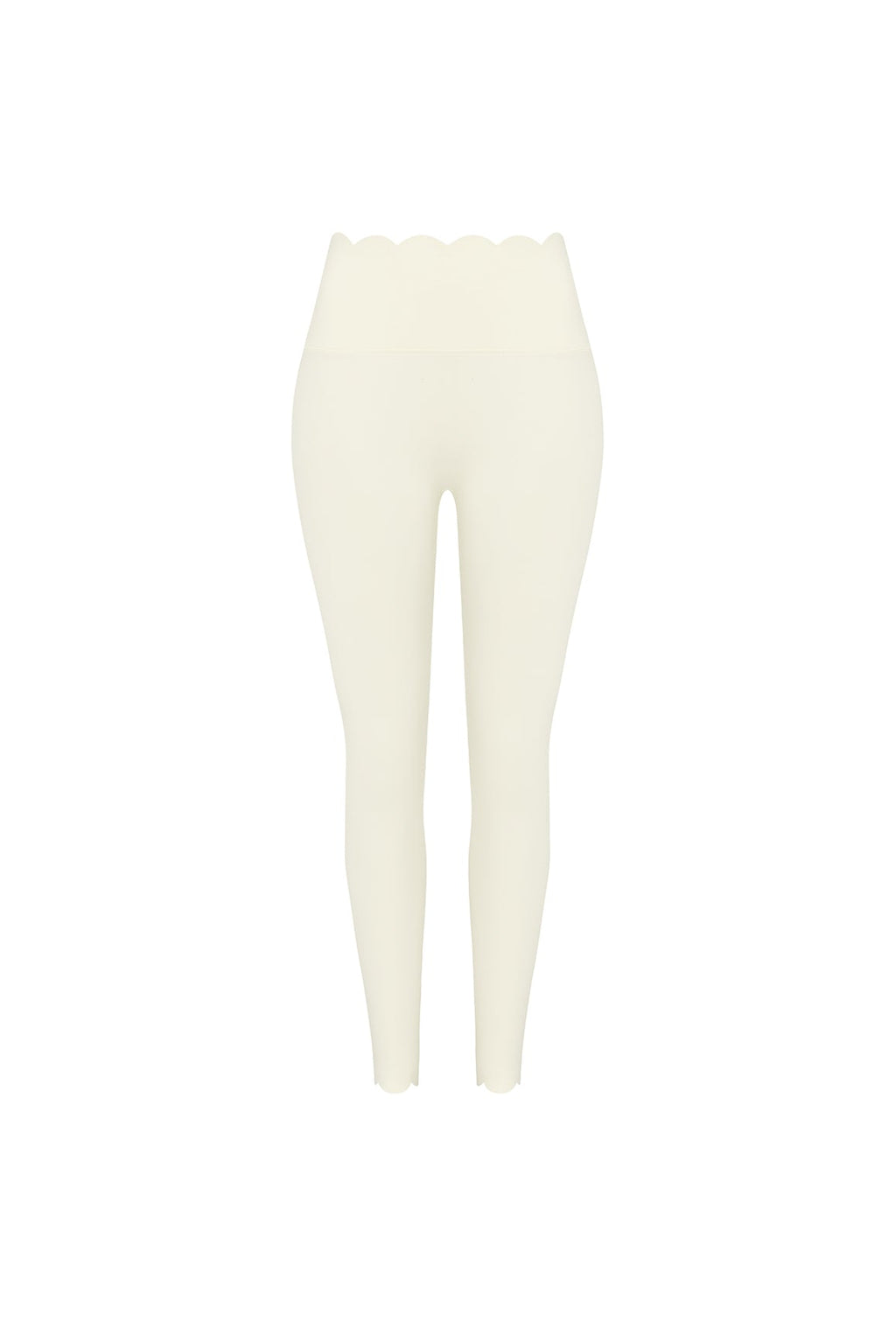 High-Waist Scallop Scrunch Legging