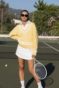 Varsity V-Neck Sweater
