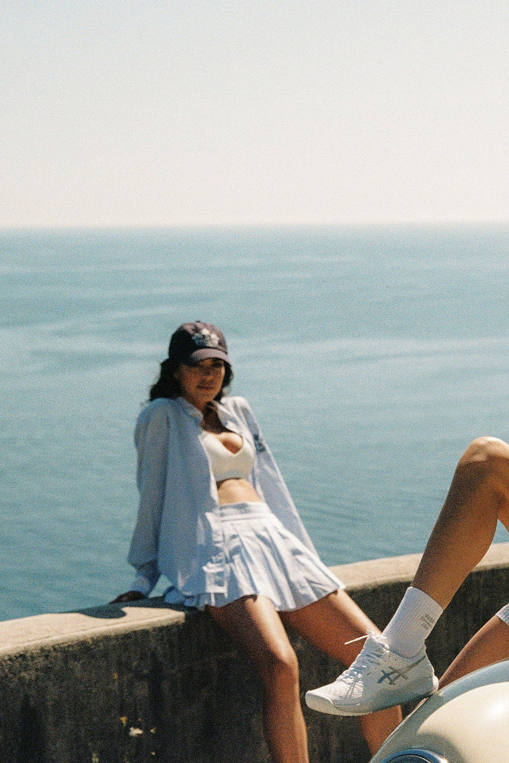 Riviera Relaxed Cotton Shirt & Riviera Pleated Skirt