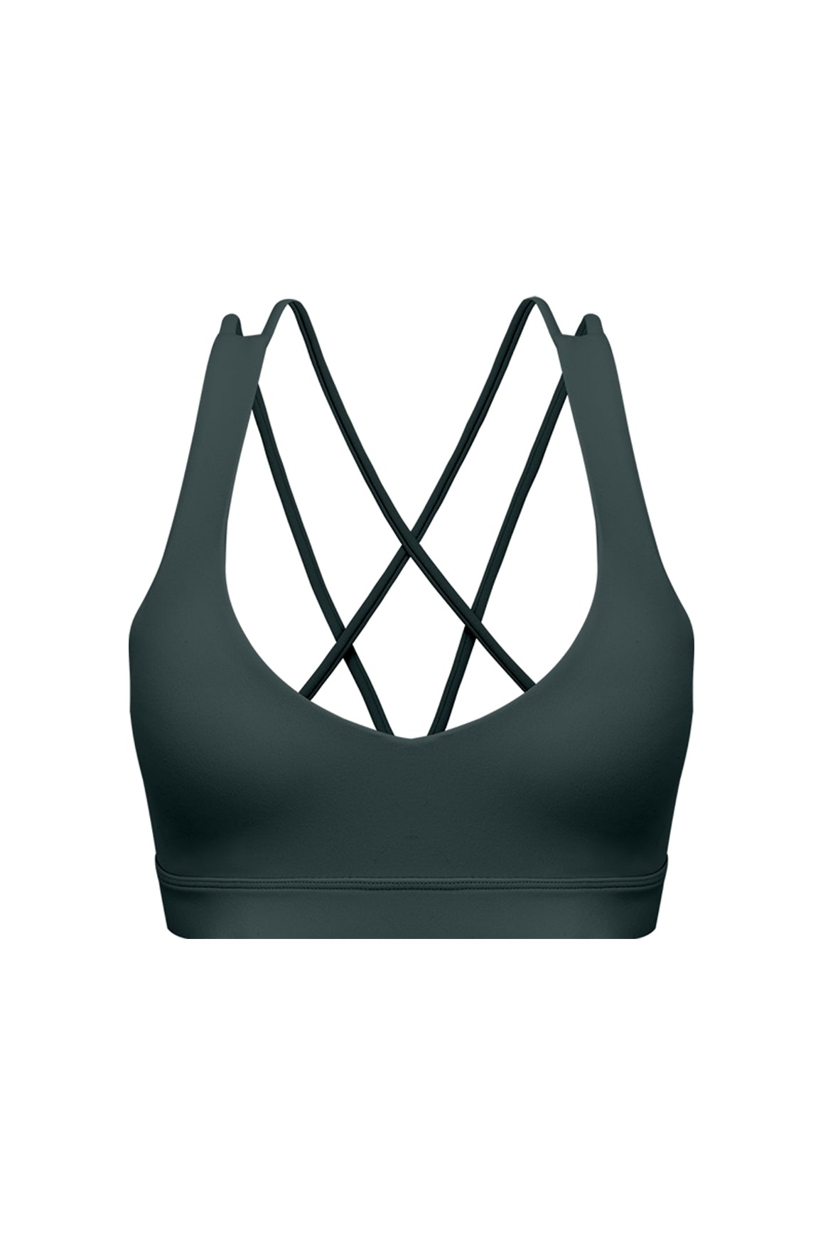 Scoop Neck Crossback Bra