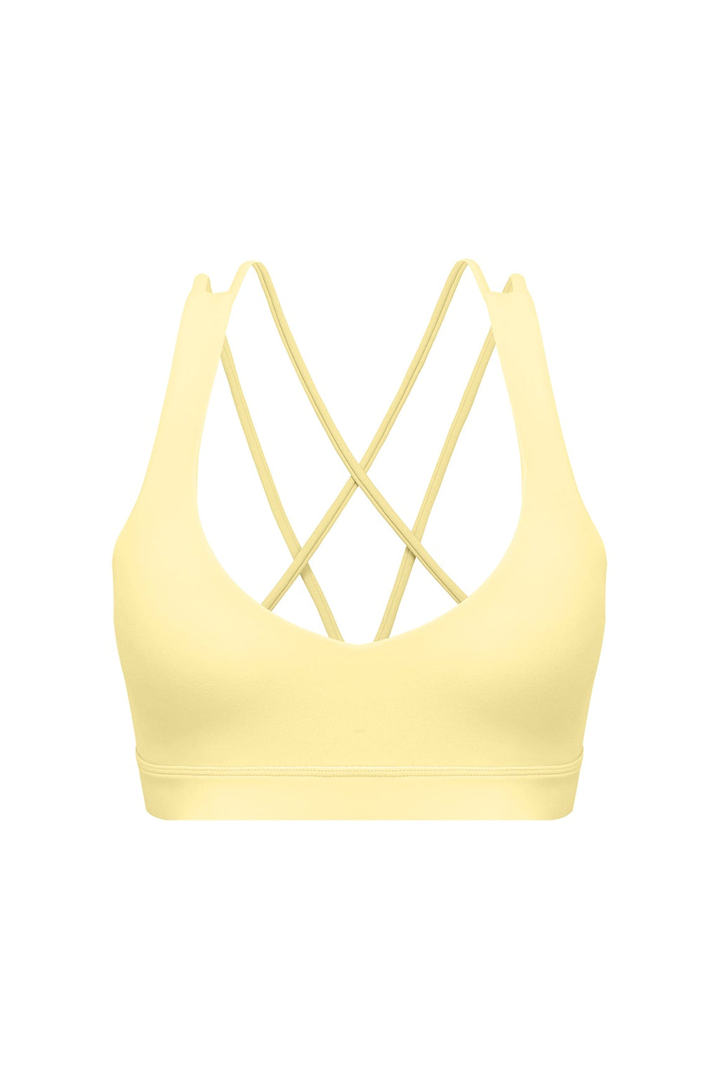 Scoop Neck Crossback Bra