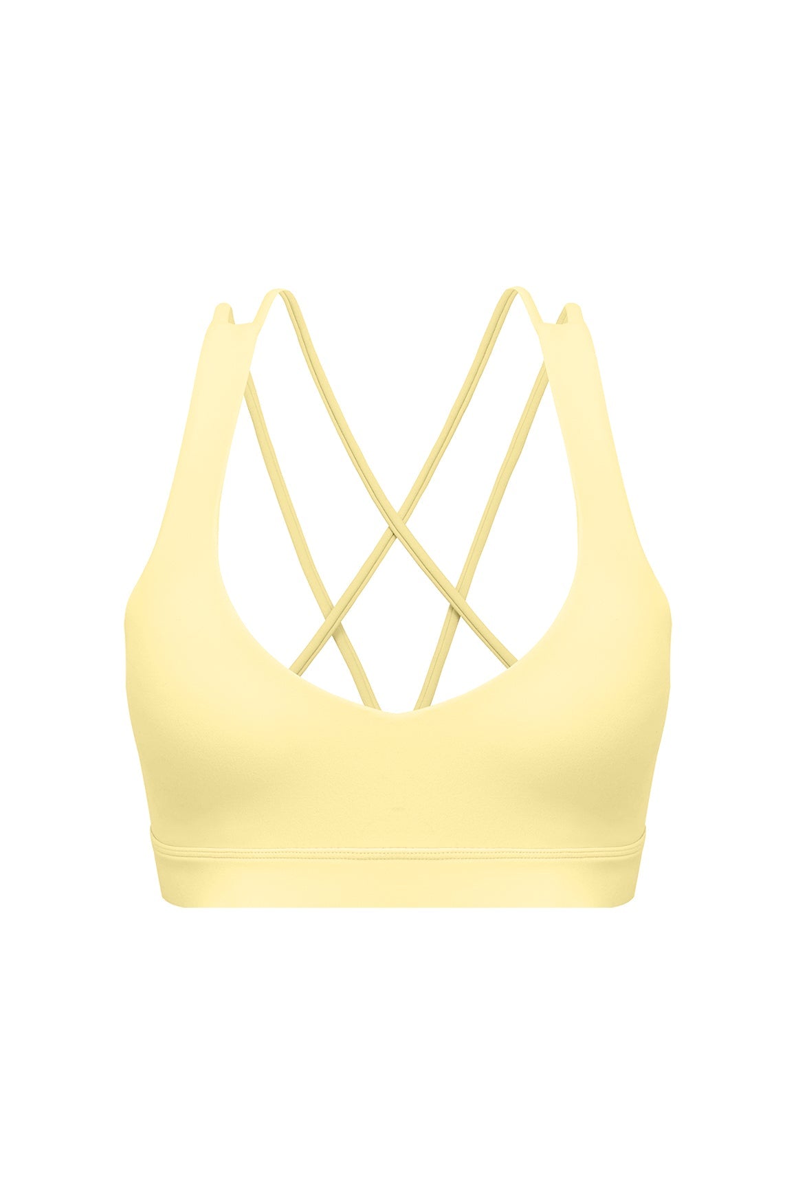 Scoop Neck Crossback Bra