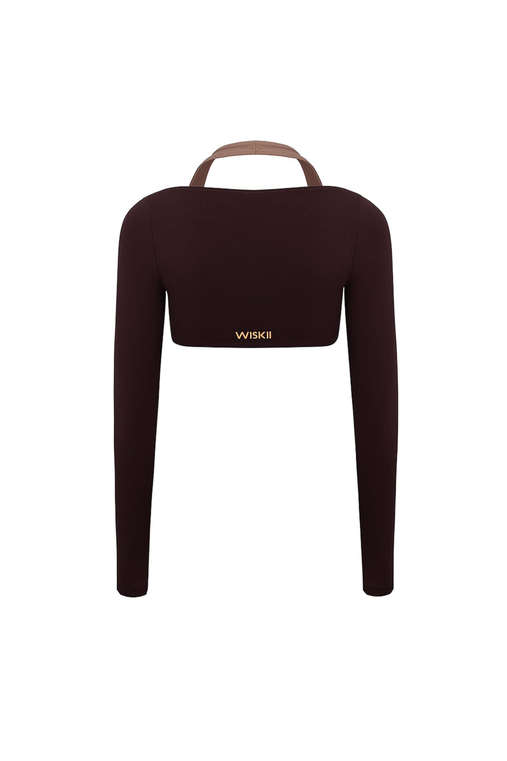 Colorblock One-Piece Long Sleeve Crop Top